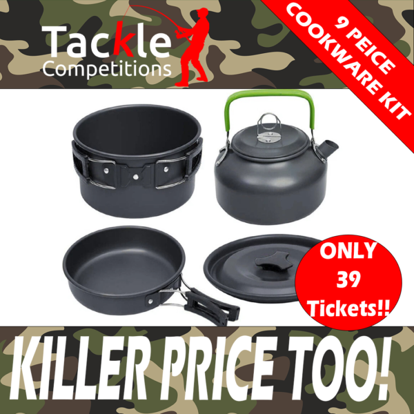 9 Piece COOKWARE KIT!!! Only 39 Tickets!!!