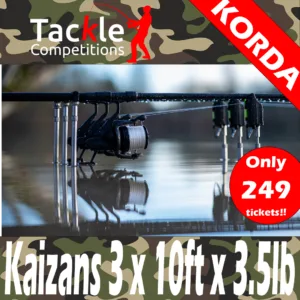 Korda Kaizans - 3 x 10ft x 3.5lb - ONLY 249 Tickets 💥💥