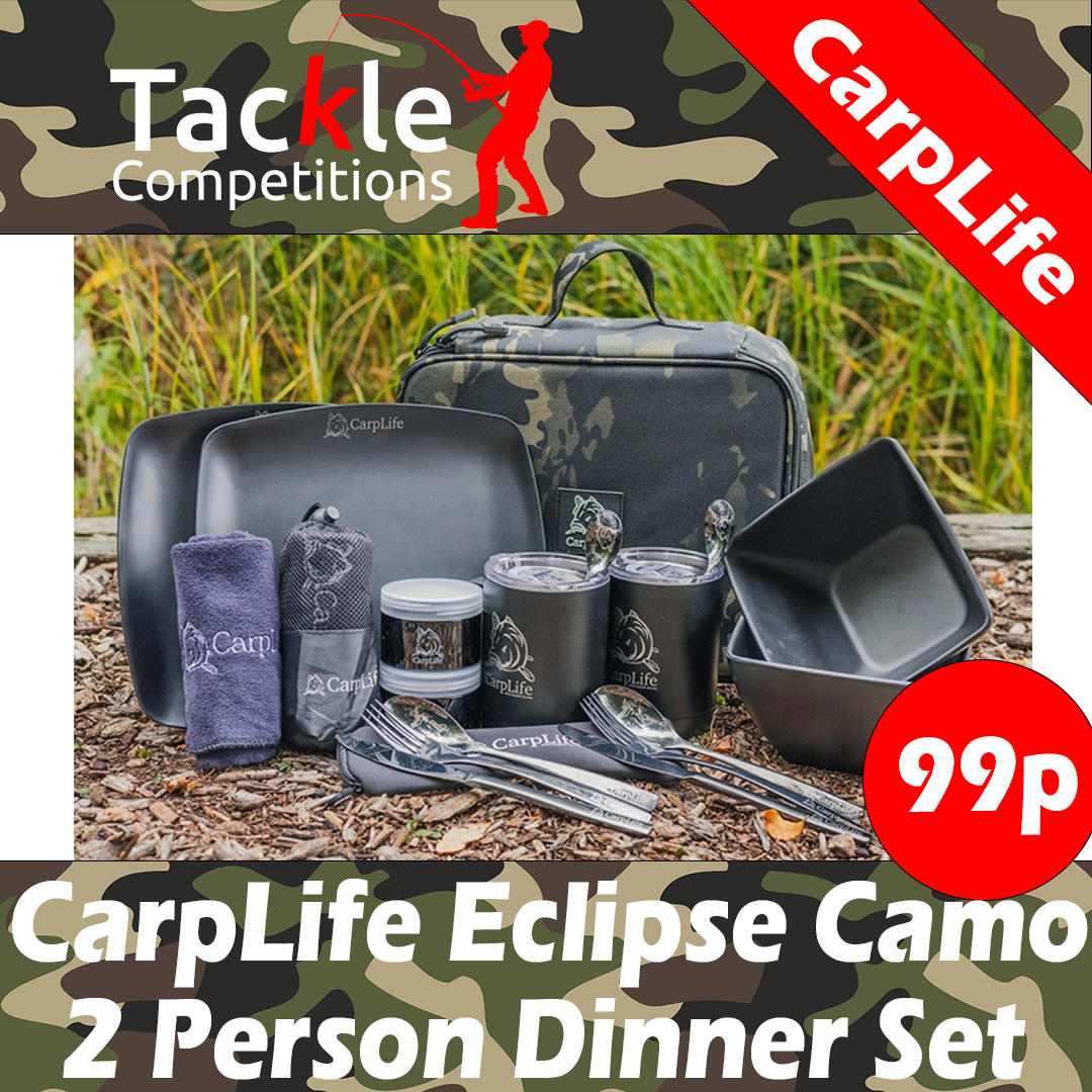CarpLife EclipseCamo 2 Person Dinner Set *NICE!