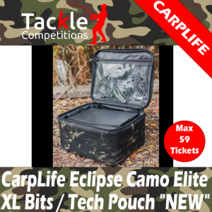 CarpLife Eclipse Camo Elite XL Bits / Tech Pouch "NEW"