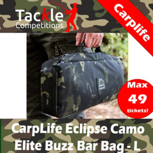 CarpLife Eclipse Camo Elite Buzz Bar Bag..