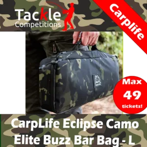 CarpLife Eclipse Camo Elite Buzz Bar Bag..
