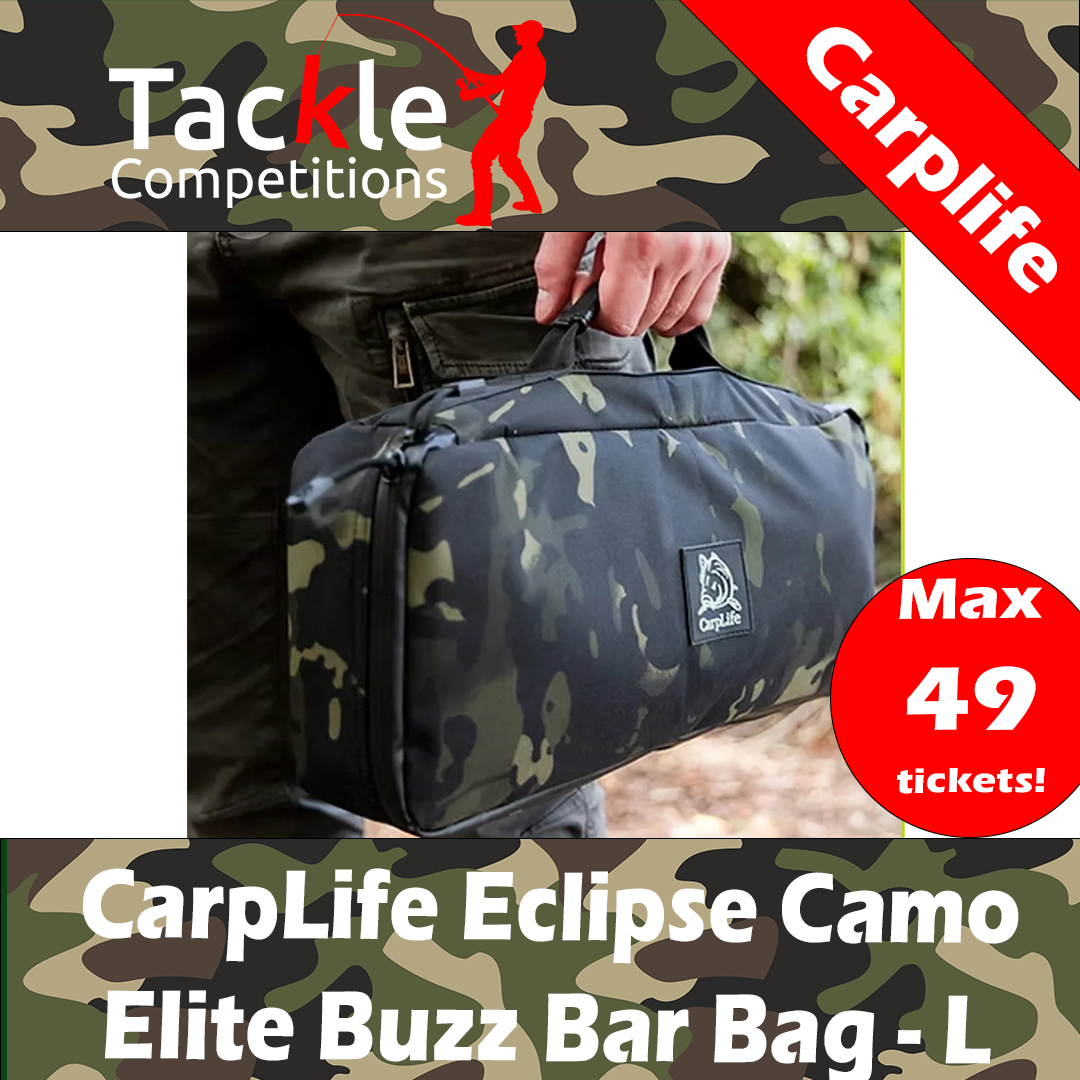 CarpLife Eclipse Camo Elite Buzz Bar Bag..