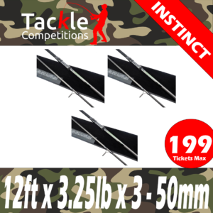 INSTINCT - 12ft x 3.25lb x 3rods - 50mm Butt's - LOW NUMBERS