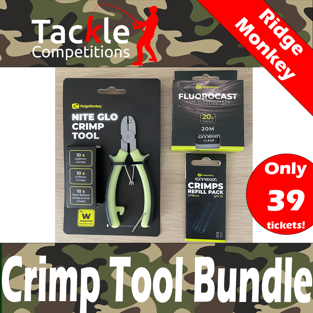 Ridgemonkey Crimps, Crimp Tool and Fluoro Bundle