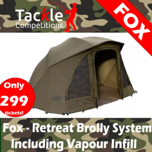 Fox - Retreat Brolly System incl Vapour Infill - LOW NUMBERS