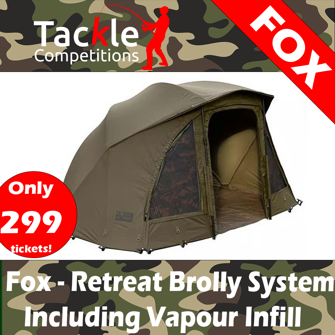 Fox - Retreat Brolly System incl Vapour Infill - LOW NUMBERS